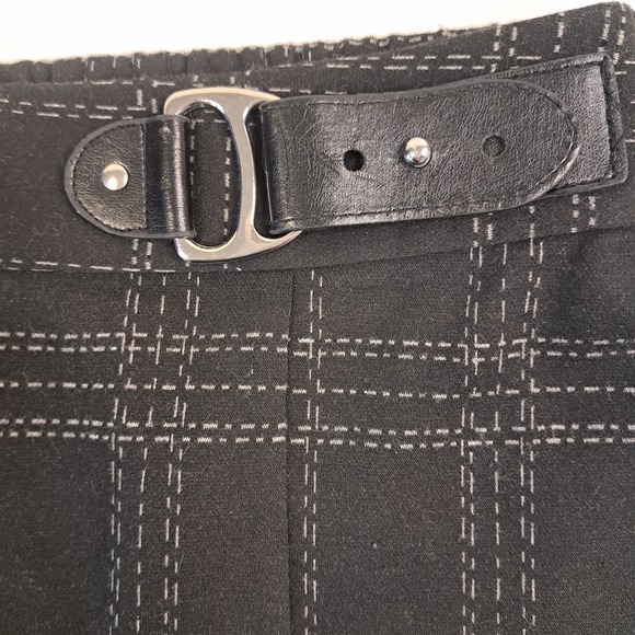 George Dresses & Skirts - George Plaid Pencil Skirt Women's‎ M 8-10 Belt Stretch Academia Office Classic